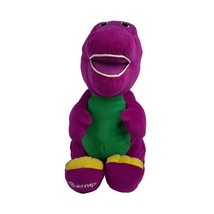 VTG Jumbo Talking Barney 24” Plush Hug Purple Dinosaur 2001 Fisher Price Working - £25.87 GBP