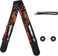 Glenlcwe Dragonfly Print Guitar Strap For Acoustic And Electric. - $37.94