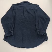 Moose Creek RN#116636 Men's M Faded Blue Cotton Heavyweight Long Sleeve Shirt image 2