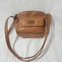 Jaclyn Smith Brown Tan Purse Bag Handbag Approximate 8&quot; x 6&quot; x 3&quot; - £11.98 GBP