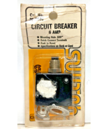 NOS Vintage GC ELECTRONICS 6-AMP Circuit Breaker 35-2106 W58 B1A46 1600-... - £11.62 GBP