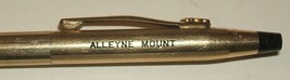 CROSS gold mechanical pencil 0.9 mm &quot; Century&quot; model Alleyne Mount S2C globe - £27.52 GBP