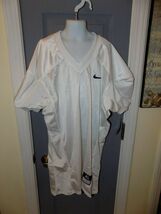 White Football Jersey Youth Blank Nike Vapor Mesh Size XL Boy's NEW - $40.50