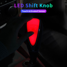 Universal Car Auto Gear Shift Knob LED Light Red Color Touch Activated Sensor - £19.67 GBP