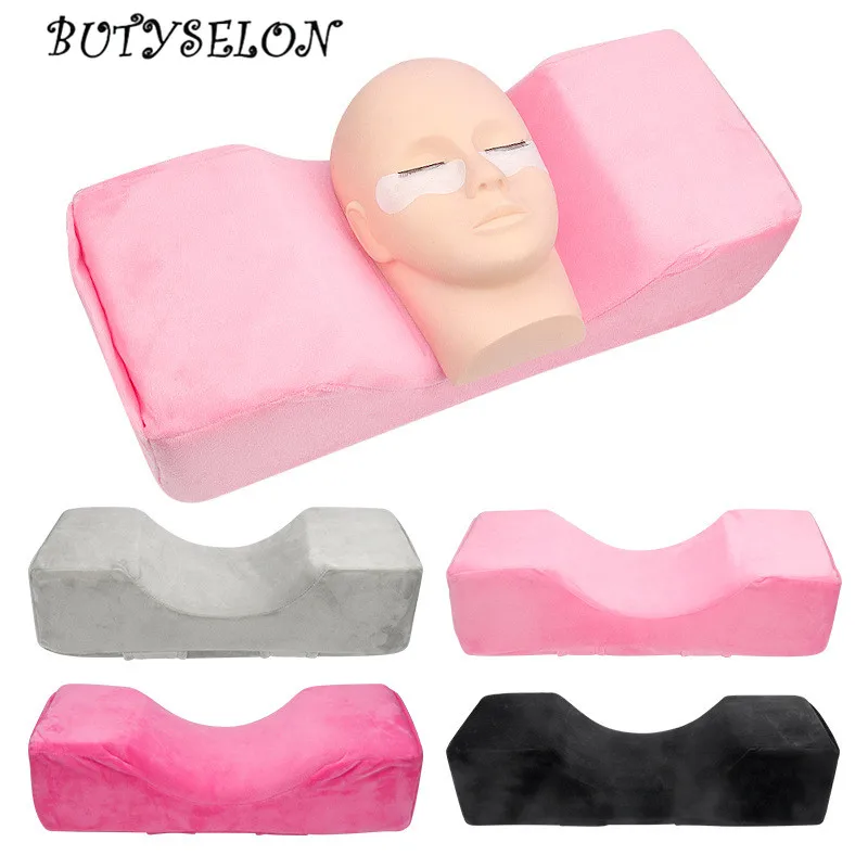 Professional Lash Pillow Bk Support Eyelash Pillow Lash Lift Soft Memory Foam Cu - £21.20 GBP