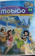 VTech mobiGo &quot;Explore Your Talents&quot; Learning Game Disney Fairies 4-6 years - $11.64