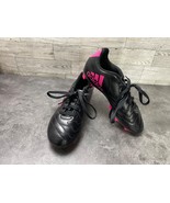 Adidas Soccer Cleats Girls Youth 1.5M Goletto VIII Kids Shoes Red Black ... - $26.91 CAD