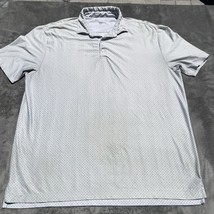 Hickey Freeman Polo Shirt Mens Large Gray Performance Short Sleeve Casua... - $34.85 CAD