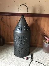 36-inch Tinner's Floor Lantern with Chisel in Kettle Black image 5