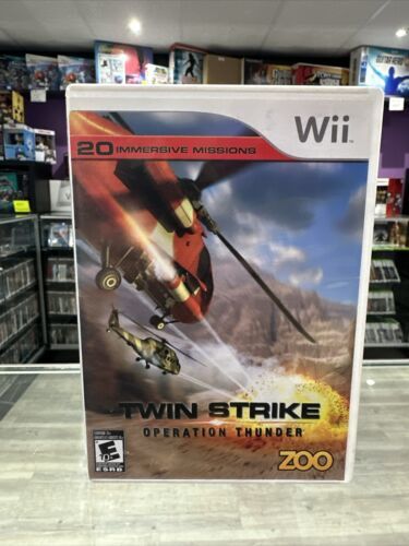 Primary image for Twin Strike: Operation Thunder (Nintendo Wii, 2008) CIB Complete Tested!