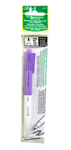 Clover Air Erasable Fabric Marker with Eraser Purple 5032 - £7.37 GBP