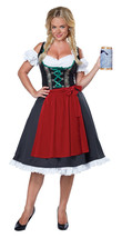 California Costumes Women s Oktoberfest Fraulein Costume Black Red Small - $127.99