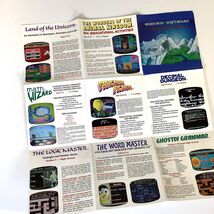 Unicorn Software Computer Game Catalog Brochure Vintage Apple Macintosh PC - $16.62