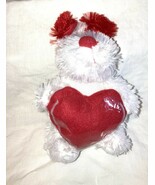 GIFT CARD HOLDER  Plush White Doggie RED HEART present the gift card in ... - $328.46 MXN