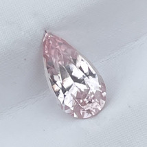 Natural 1.02 Cts Unheated Baby Pink Sapphire Eye Clean Pear Shape Loose Gemstone - £239.80 GBP