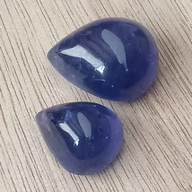 29.16 Cttw. , Pear Shape Tanzanite , Tanzanite Pear Cabochon , Tanzanite Gemston - £399.67 GBP