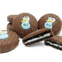 Philadelphia Candies Blue Stork (It&#39;s a Boy!) Milk Chocolate OREO® Cookies Gift - £12.61 GBP