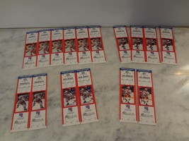 NHL 1988–89 New York Rangers Full Unused Ticket Stubs MSG $ 4.99 Each! - £3.98 GBP