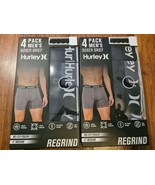 8-Pack Hurley Regrind Mens Boxer Briefs 6&quot; Inseam No-Fly Pouch M L XL - $52.54 CAD
