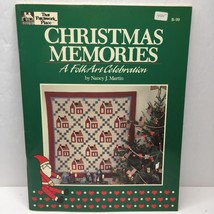 Christmas Memories A Folk Art Celebration Nancy J Martin Quilt Pattern Paperback - £20.14 GBP