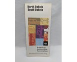 Vintage 1979 AAA North Dakota South Dakota Travel Map - $32.07