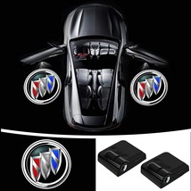 2x PCs Buick Logo Wireless Car Door Welcome Laser Projector Shadow LED Light Emb - £19.08 GBP