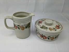 Wedgwood Quince Creamer and Sugar Bowl Lid Lot Dinnerware - $12.95