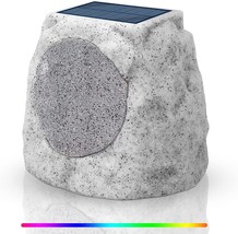 Rock Speakers Outdoor Waterproof Solar-Powered Bluetooth Wireless Outdoor Rock S - £44.17 GBP