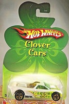 2007 Hot Wheels Clover Cars Series BEDLAM White w/Gold 5 Spoke Wheels - £5.98 GBP