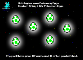 6 Six Custom Eggs ✨ Shiny 6IV ✨ Pokemon for Scarlet Violet - Hatch your own egg - £10.95 GBP