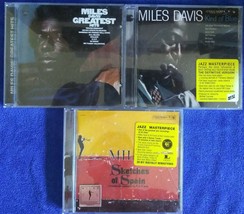 Miles Davis 3 CD lot. Kind of Blue, Sketches of spain &amp; greatest hits. - £15.52 GBP