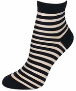 Kate Spade New York Anklet Socks Black / Transparent Sz 9-11 - £48.03 GBP