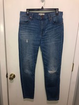 Madewell 9&quot; High Riser Skinny Skinny Jeans SZ 31 Actual Waist is 32&quot; Ins... - $21.77