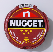 NUGGET BROWN ✱ Vintage Grease Shoe Polish Cirage Tin Can Full Portugal 90´s - £12.45 GBP