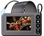 SKYBASIC Industrial Endoscope Borescope Camera with Light 4.3&#39;&#39; LCD Scre... - $86.23