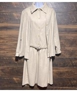 Don Sayres For Gamut Wool Blazer Dress Set VTG Size 16 Union Made USA Be... - $110.63 CAD