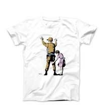 Banksy Girl Frisking Soldier (2007) Street Art T-shirt - £22.74 GBP+