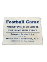Middletown ,Ny High School Vs. Port Jervis High School Football Ticket - £9.39 GBP
