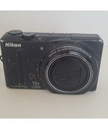 Nikon COOLPIX S9100 12.1MP Digital Camera For Parts ONLY AS IS-Works w I... - $177.50 CAD