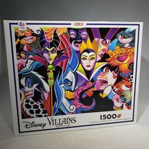 Ceaco Disney Villains 1500 Pc Jigsaw Puzzle Factory Sealed Pieces - £15.18 GBP