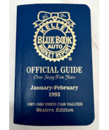 Kelley Blue Book January-February 1993 Western Edition 1987-1993 Car Values - $27.14 CAD
