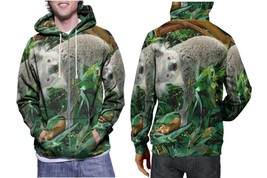 Koala Bear  Men&#39;s Full-Print Sublimation Zipper Hoodie - €29,17 EUR
