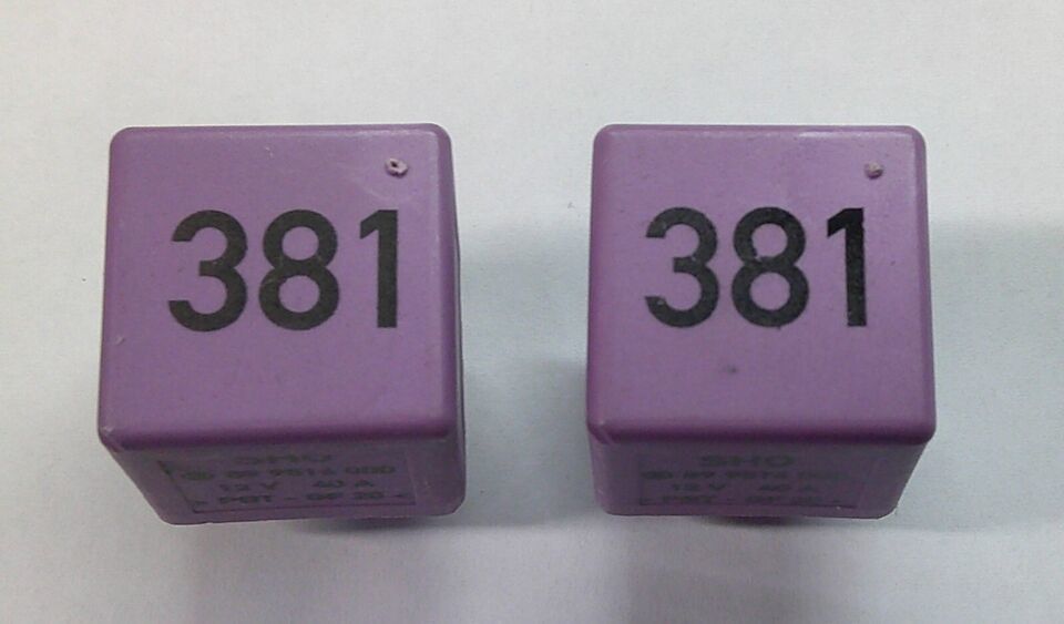 USA SELLER VW AUDI RELAY SET 381  TESTED 1 YEAR WARRNTY FREE SHIPPING VW1