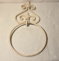 Vintage/Antique Scroled Wrought Iron Hanging Hand Towel Holder *Fast Shi... - $53.45