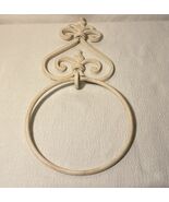 Vintage/Antique Scroled Wrought Iron Hanging Hand Towel Holder *Fast Shi... - $53.45