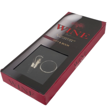 Wine Connoisseur Collection Gift and Book Set Drip Stopper and Pourer Stopper - £7.64 GBP