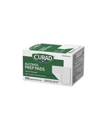 Curad Alcohol Prep Pads  100 Medium Pads, Topical Antiseptic Wipes 70% A... - £3.75 GBP