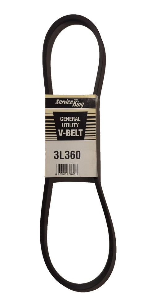Belt Service King 3L360 General Utility V-Belt - $7.66