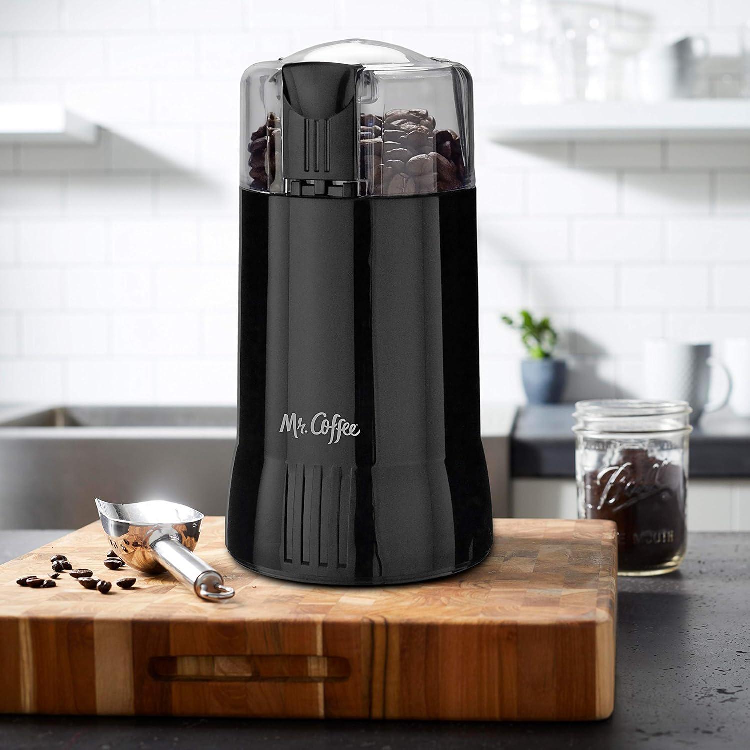 Mr Coffee IDS57-RB Electric Coffee Grinder – Black, 12-Cup Capacity Spic... - $29.57