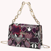 Ttern printing handbags woman soft pu leather shoulder bags female elegant casual chain thumb200